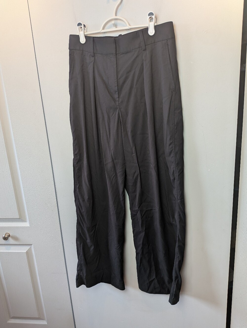 Lululemon Pleat-Front High-Rise Trouser *Regular Size 8 Black Pockets Fly Front - Picture 6 of 16
